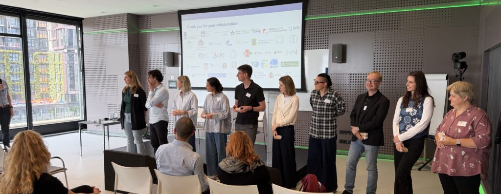 Picture of all Work Package Leads who were thanked for their hard work during the project